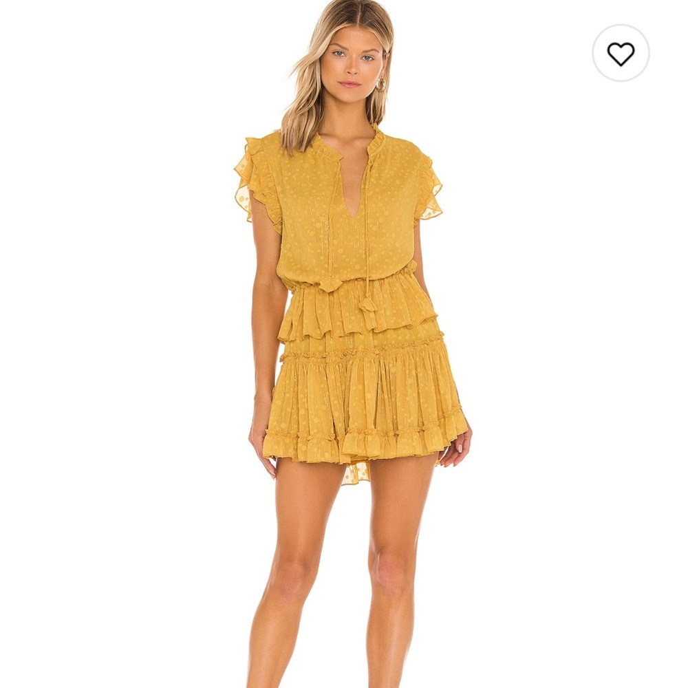 Misa Lillian Dress Mustard